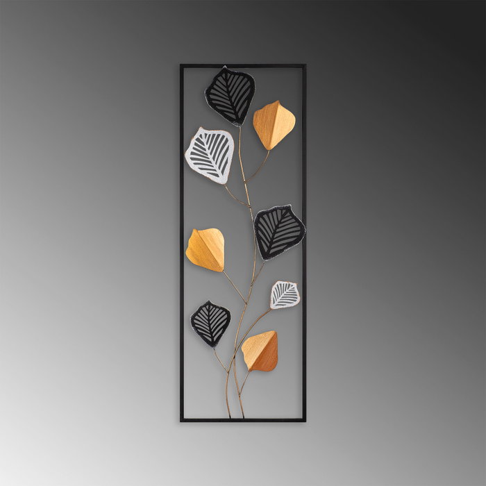 Wallity Crabtree Escultura de Pared de Metal Multicolor